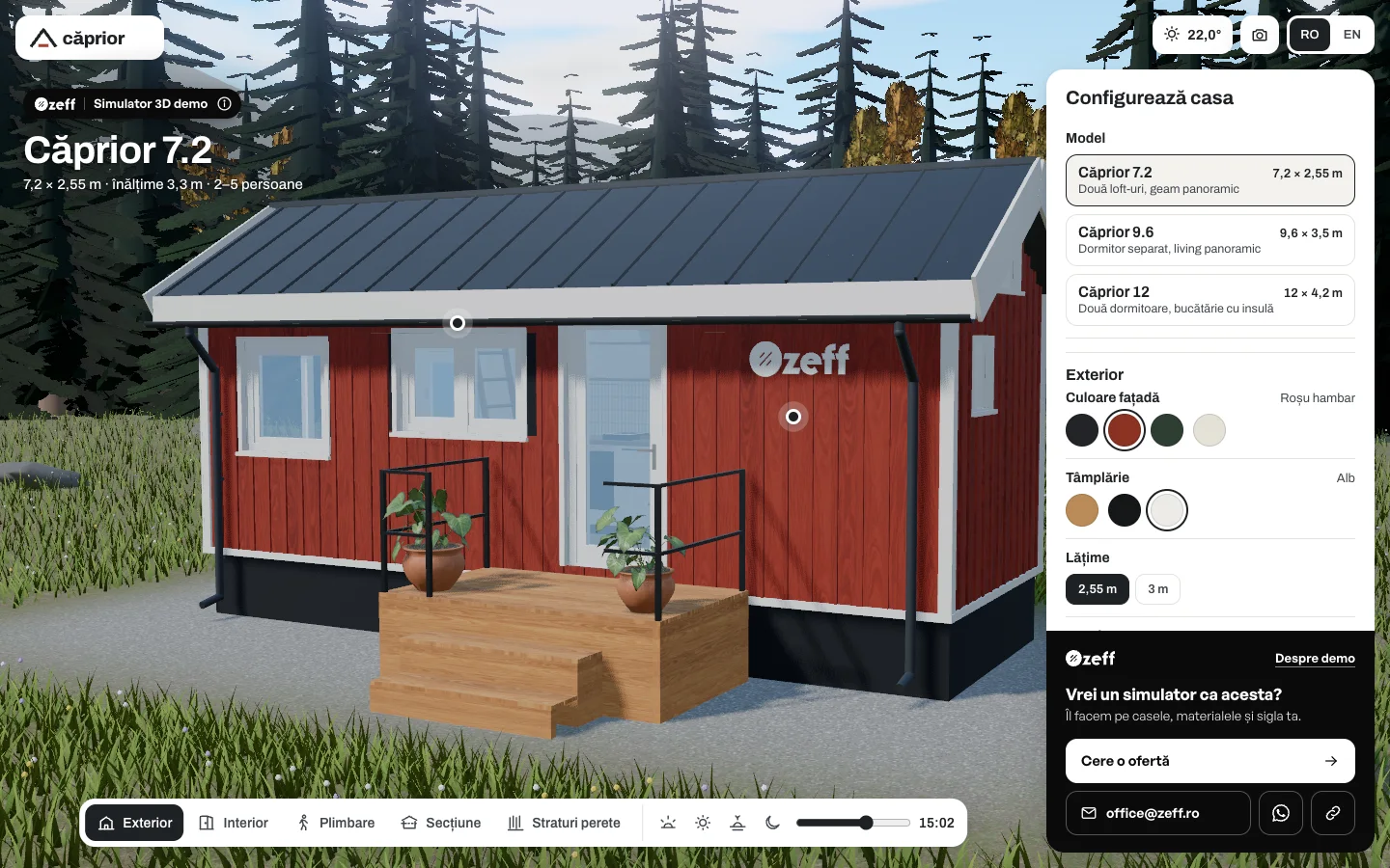 Simulator 3D pentru case și apartamente noi